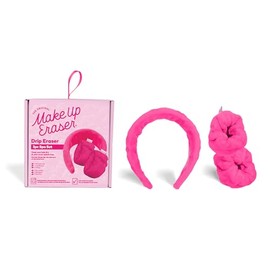 Makeup Eraser Set de SPA Drip Eraser 3pc Spa Set diadema absorbente y muñequeras que recogen agua durante el lavado facial, juego de spa de 3 piezas, 
