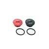 Set of locking screws aluminium with labelling for engine Simson