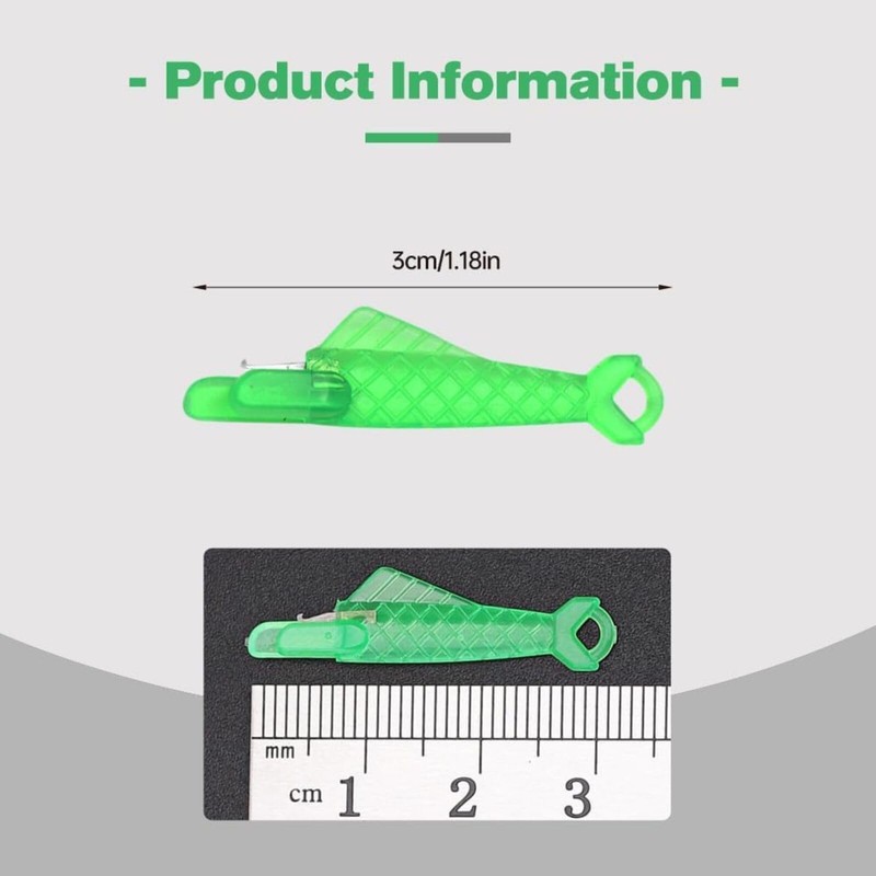 Fish Mouth Sewing Machine Needle Threader, Upgraded Automatic Needle Threader