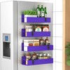 HuggieGems HuggieGems 4 Pack Magnetic Spice Storage Rack Organizer for