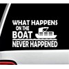 Funny Pontoon Boat Decal Sticker for Car Window | BG