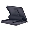 Fountain Pen Case 12 Pens Large Capacity Black Waterproof Canvas