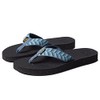 Teva Sandalias Reflip para mujer, Retro Geométrico Azul, 7 US