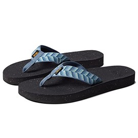 Teva Sandalias Reflip para mujer, Retro Geométrico Azul, 7 US