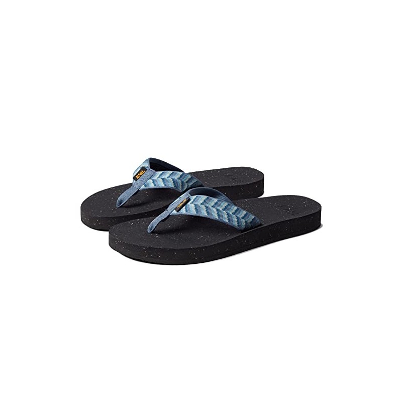 Teva Sandalias Reflip para mujer, Retro Geométrico Azul, 7 US
