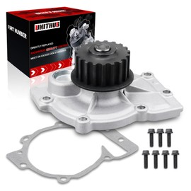 UNITHUB Engine Water Pump Automotive w/Gasket 19 Teeth Pulley 1901070 30751700 Compatible for Volvo XC70 C70 S40 S60 S80 C30 V70 850 1.9L 2.3L 2.4L 2.5L 2.9L 1992-2016