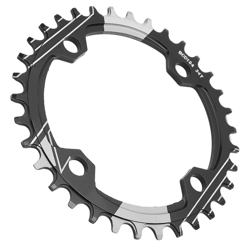 Lebycle 34T Mountain Bike Chain Wheel Rustproof Aluminum Alloy Positive