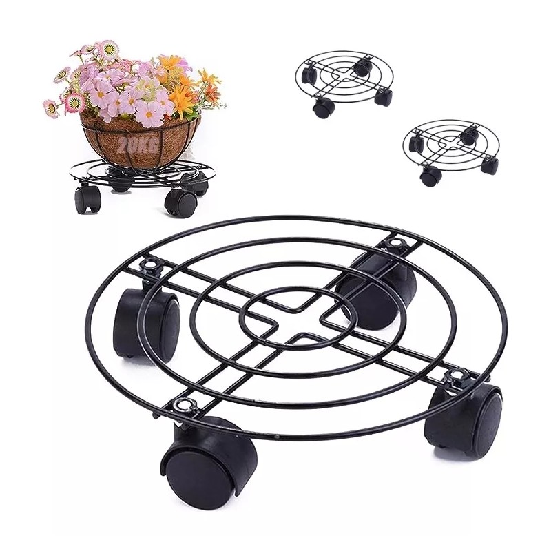 xttx 2 Soportes De Base De Maceta De Metal Con