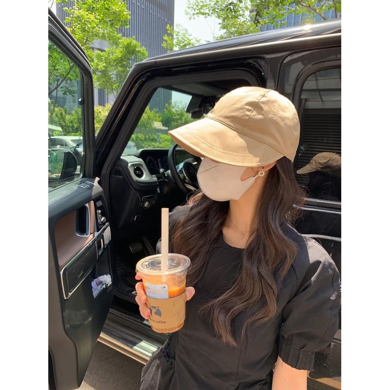 MAKFORT Sun Hat Foldable Summer Hat Women's Breathable Hat Visor