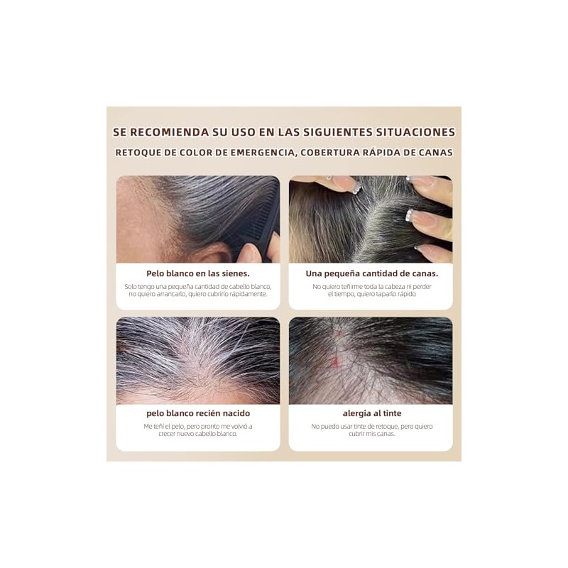 Peine Tinte Pelo, Tinte de Cabello, Peine Coloración Pelo Portátil,