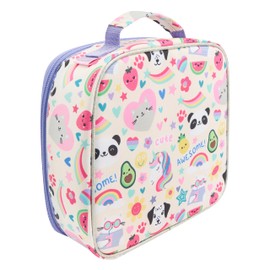 Polar Gear Cute Icons Lunch Bag, Durable Polyester
