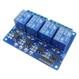 Aihasd 5 V 4 Channel Relay Module Board for Arduino TTL Logic Pic DSP AVR ARM
