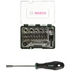 Bosch Bit- and Ratschenset 28tlg. with Bithalter-Schraubendreher 2607017331