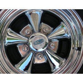 Cragar Chrome Cragar Lug Nut Washer lot of 50 chevy 5x4.75 center hole wow!!