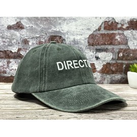 Hepandy Embroidered Baseball Hats & Caps for Men and Women, Director (Washed Army Green), One Size