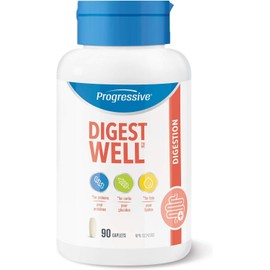 Progressive Digest Well, 90 Capsules | for Healthy Digestion 90 count