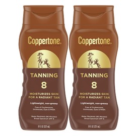 Coppertone Tanning Sunscreen Lotion Spf Broad Spectrum Pack