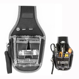 Itian Electrician Waist Bag Tool Belt Bag Screwdriver Carry Bag Holder