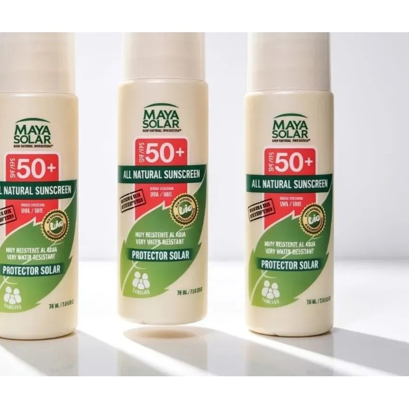 3 Pack 75ml Cu Protector Solar Maya Solar Fps50 Para