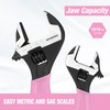 WORKPRO 6-Inch Pink Adjustable Wrench, Cr-V Steel, Wide Jaw Black