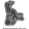 A8 'Devil With A Bag' Unmounted Rubber Stamp (RS00029257)