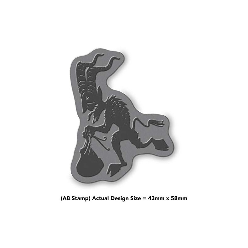 A8 'Devil With A Bag' Unmounted Rubber Stamp (RS00029257)