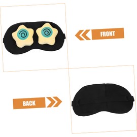 KOMBIUDA Comfortable Cartoon Eye Mask Breathable Sleep Mask for Travel Office Camping Stitch Eye Cover for Deep Sleep