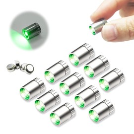 SUZEYAR 10 pcs Miniature Led Lights,Tiny Lights for Hand Craft/DIY,Miniature Lights Battery Powered, Dollhouse Light,Miniature Lights for Toy Brick Building Blocks- 10 Pack (Green)