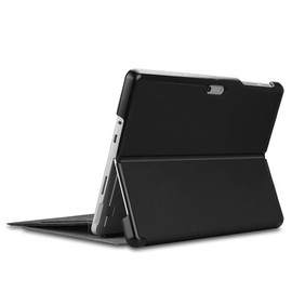 Kepuch Custer Case for Surface Pro 7 6 5 4,Ultra-Thin PU-Leather Hard Shell Cover for Surface Pro 7 6 5 4 - Black