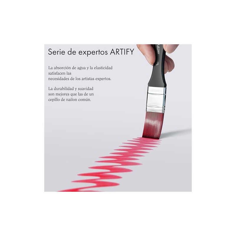 ARTIFY 26 Pzas Pinceles Pintura Acrilica Profesionales No Pierden Cerdas