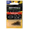 Spro Matt Black Split Ring Snap Rings for Artificial Bait,