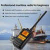 Retevis RM01 Marine Walkie Talkie, IP67 Waterproof Handheld Radio, Vibration,