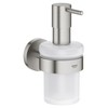 Grohe 41195DC0 Start Soap Dispenser with Holder Accessory, Supersteel