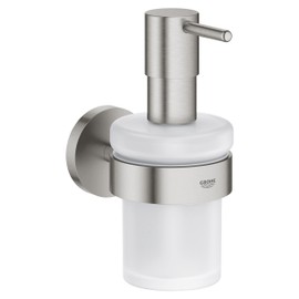 Grohe 41195DC0 Start Soap Dispenser with Holder Accessory, Supersteel
