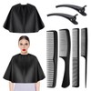 KUBDPQOR Professional Hairdressing Cape Set - Glare Friendly Hairdressing Cape