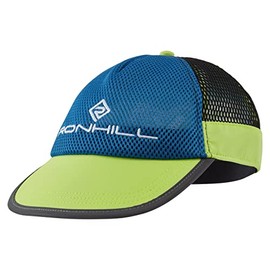 Ronhill Unisex Tribe Cap Headband, PrussianBlue/AcidLime, S-M UK