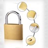 2 Pack Padlock（3.2cm）, Small Padlock with Keys, Mini Padlock, Key