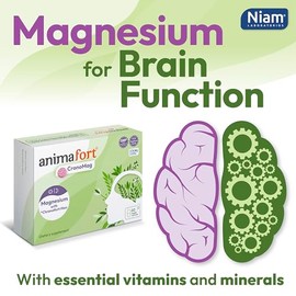NIAM Laboratorios Complejo de Magnesio | Glicinato, Citrato, Malato | 6 Sales de Magnesio de Alta Absorción | con Vitaminas B12 y D | 60 Cápsulas | An