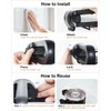 JOTPE Suction Cup Shower Shelf, 5 Pack Powerful Suction Cup