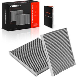 A-Premium Filtro de habitáculo de 2 piezas con carbón activado compatible con Jeep Gladiator 2020-2022, Wrangler 2018-2023, 2.0L 3.6L 6.4L, Replace# 68301863AA