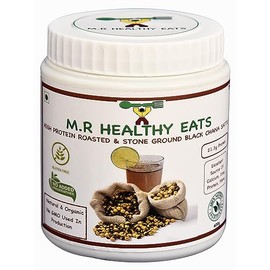M.R Healthy Eats- High Protein, Roasted & Stone Ground Black Chana Sattu in Eco Friendly Tin (400g)