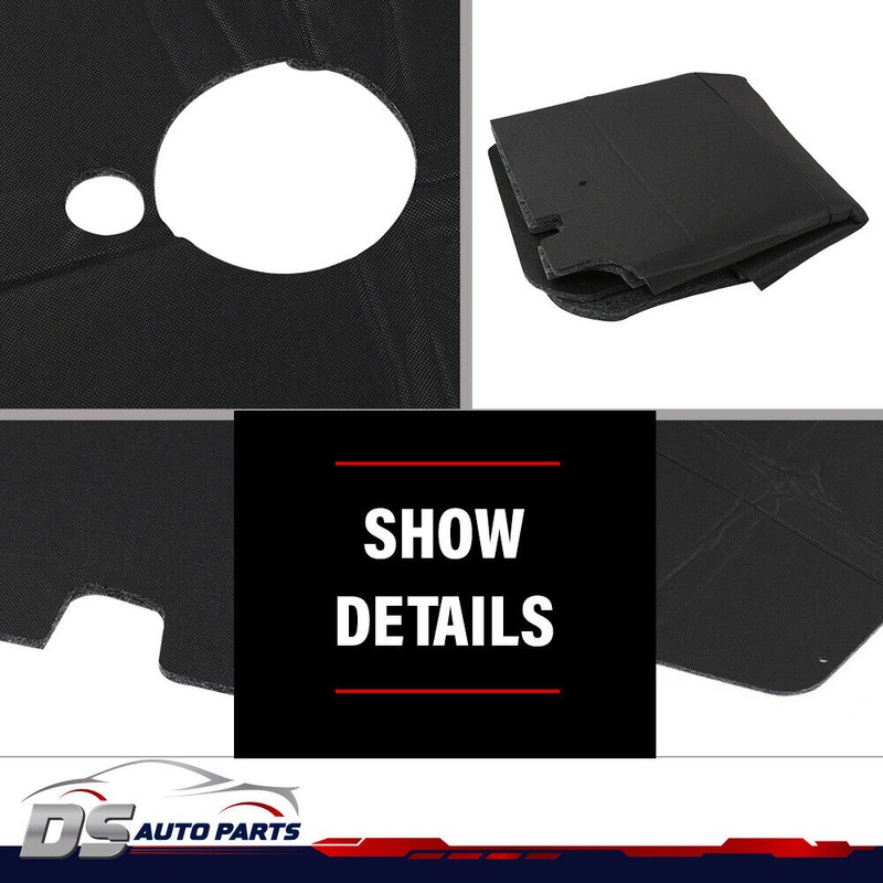 ds-auto-parts Hood Insulation Pad 1/2" With Clips Fit For 1995-2000