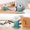 FINTIE Plush Lined Eyeglasses Holder, Glasses Stand Case, Anti-scratch Glasses