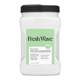 Fresh Wave Fresh Wave Odor Removing Gel Refill, 63 oz.- Safer Odor Absorbers for Home, Natural Plant-Based Odor Eliminator, Every 15 oz. lasts 30-60 Days, For Cooking, Trash & Pets