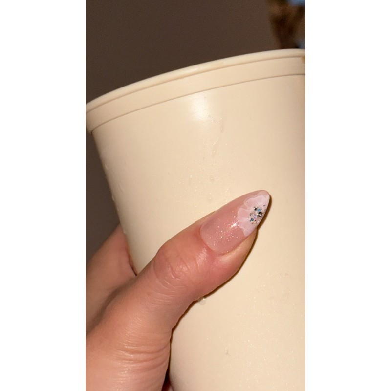 [Highly recommended✨Real extension feeling] Fine pearl ink marble nail tips
