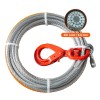 Galvanized Steel Winch Cable 3/8 Inch X 100 Feet 15,200
