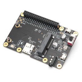 3G/4G LTE Base Hat for Raspberry Pi 4/3/2/B+ Module Computer Board to USB with SIM Card,G/4G LTE Computer Board,Efficient and Low Quiescent Current Power Circuit Can Support up to 3Amps