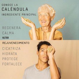 Crema Natural para el Cuerpo a Base de Caléndula, Albahaca y Romero, Crema Hidratante Corporal, Aroma Fresco y Relajante, Bote Refill 1000 ML.