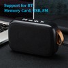 Mini BT Speaker with Subwoofer, Portable and Compact Speaker with
