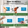 AUURIO Upgraded Thermostat Lock Box with Key, Large Space Thermostat